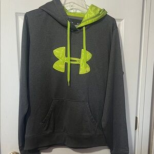 Under Armour Storm Gray and Lime Jacket - Unisex